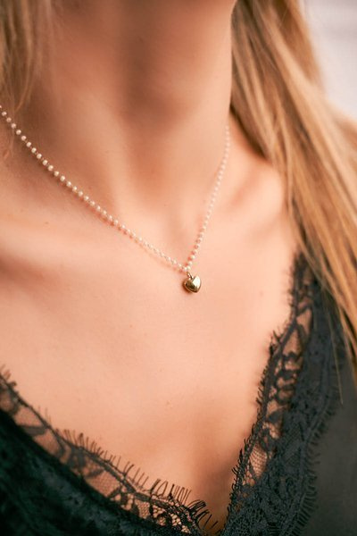 Жіноче золоте намисто ланцюжок Gems Heart Camilla