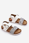 Шкіряні дитячі сандалії Big Star LL374133 Білі