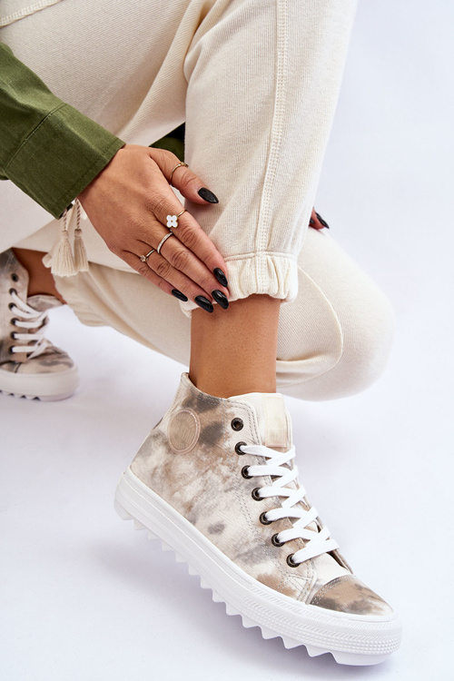 Жіночі кросівки High Big Star LL274047 Біло-зелені