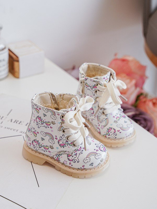 Бежеві чоботи Dolida на підкладці на блискавці