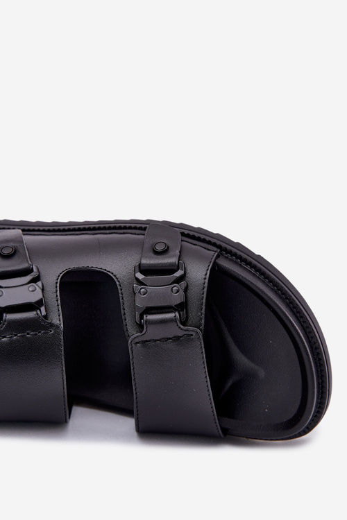 Чоловічі Шкіряні Сандалі Big Star RR174086 Чорні