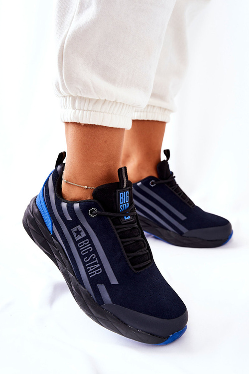 Шкіряне спортивне взуття Big Star II274459 Navy