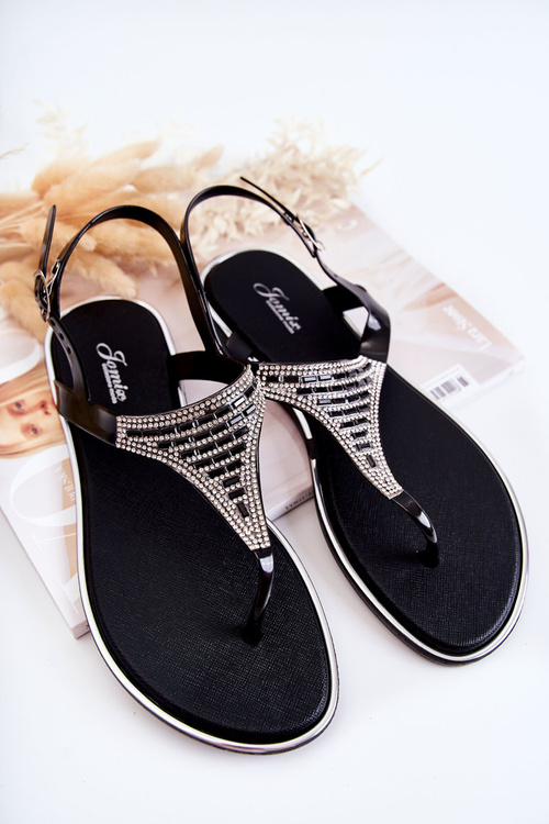 Жіночі босоніжки шльопанці з орнаментом Black Atlanta