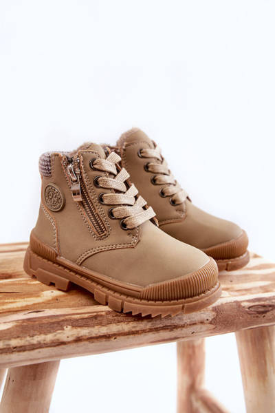 Дитячі утеплені чоботи Trappers Beige Hopper