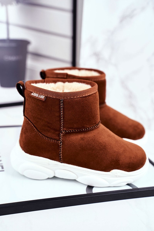 Дитячі снігові черевики Велика зірка з хутром Camel GG374086