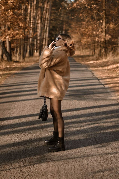 Жіночі байкерські черевики на шнурівці Sock Black My Need