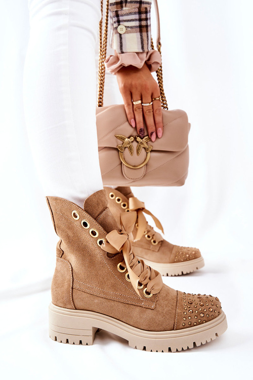 Замшеві робочі чоботи Tiered Lewski Shoes 3069 Sand