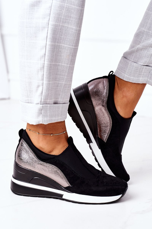 Сліпони на танкетці Vinceza 10593 чорно-сріблясті