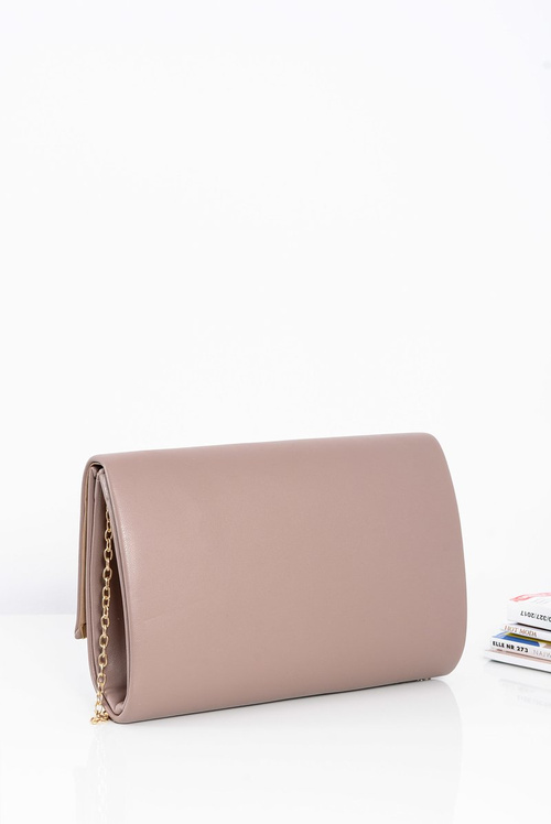 Елегантний жіночий ліцензований клатч на золотому ланцюжку кольору хакі