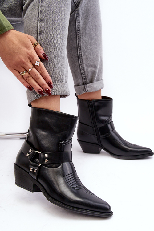 Жіночі ковбойські чоботи на підкладці Black Venosa