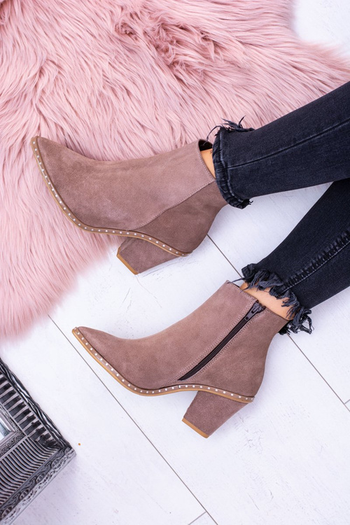 Жіночі шкіряні чоботи Sonoma бежеві