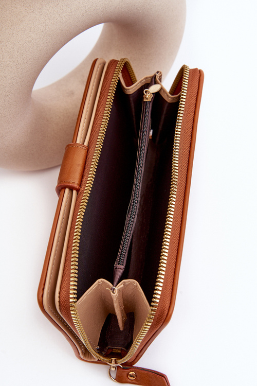 Великий жіночий коричневий гаманець Sopheia