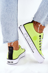 Кросівки на платформі BIG STAR II274022 Neon Yellow