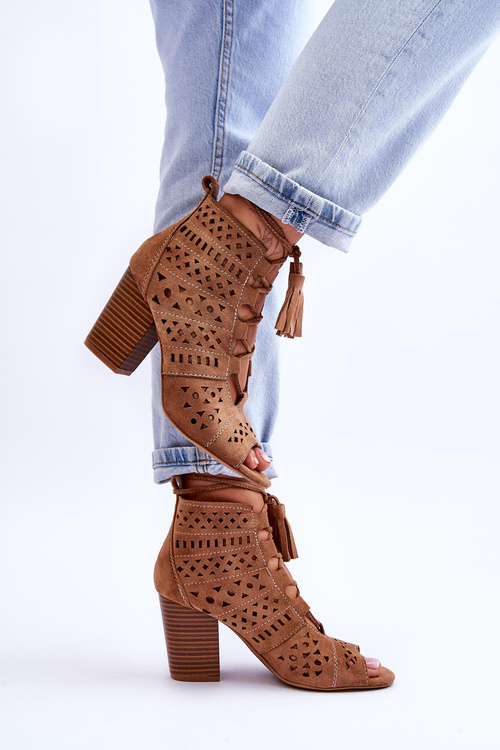 Ажурні чобітки Camel Letya