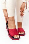 Тапочки на танкетці Vinceza 21-17113 Red