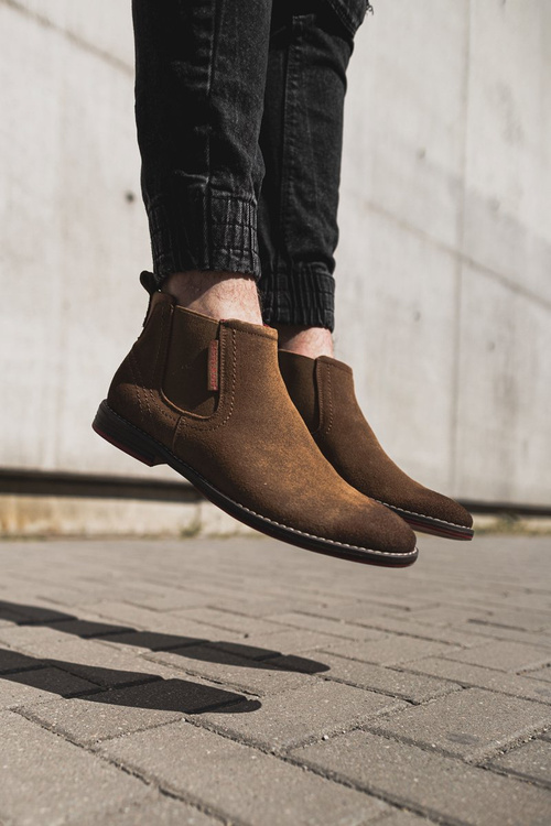 Чоловічі джинси Cross Jeans Camel Високі черевики Camel EE1R4068C