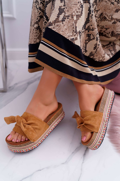 Платформа Шльопанці на платформі Camel Chantal