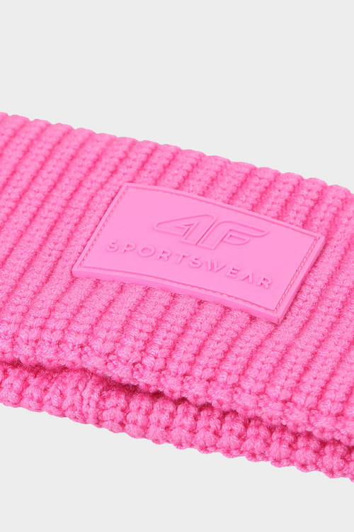 Пов'язка на голову для дівчинки 4F рожева 4FJWAW24ABANF079-54S