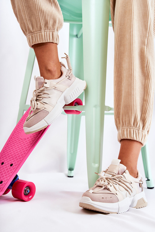 Жіночі кросівки Спортивне взуття бежевого кольору