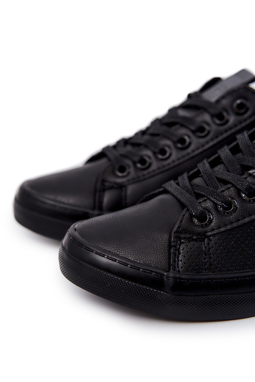 Чоловічі шкіряні кросівки BIG STAR JJ174227 Чорні