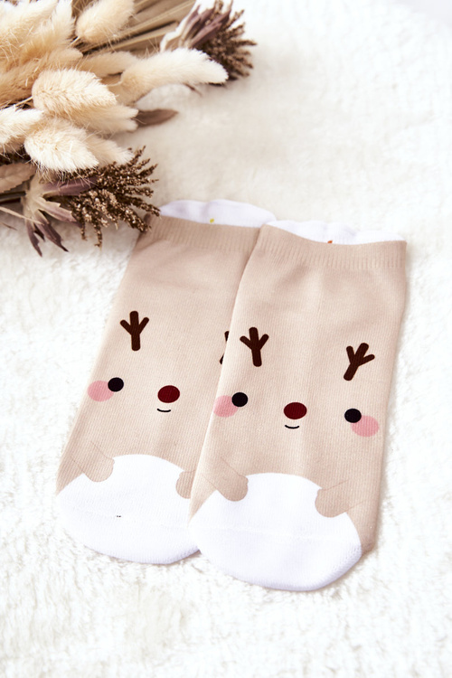 Шкарпетки для ніг Reindeer Beige