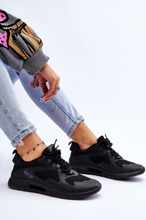 Жіноче спортивне взуття Кросівки Big Star LL274372 Чорні