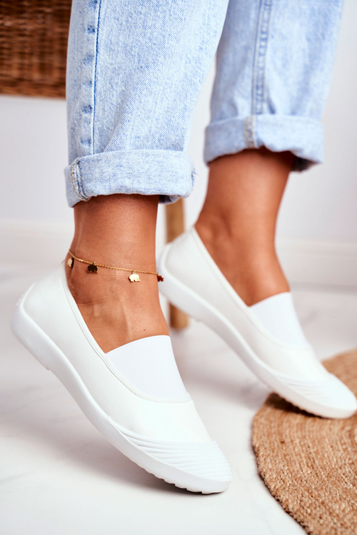 Кросівки на сліпах Білі Justy