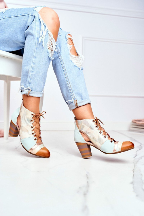 Жіночі шкіряні черевики Maciejka Spring 03938-04