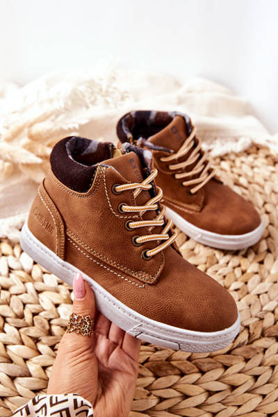 Дитячі утеплені спортивні черевики Big Star BB374131BS Camel