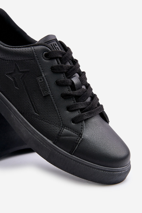 Чоловічі кросівки з еко шкіри Big Star OO174021 Hi-Poly System Black