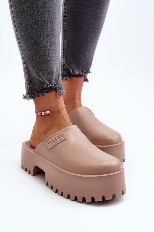 Жіночі шорти на масивній підошві Big Star NN274015 Білі