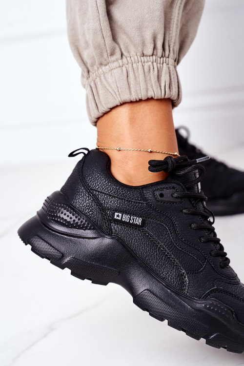 Жіноче спортивне взуття Кросівки Big Star EE274462 Чорні