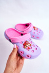 Дитяче взуття Слайди Crocs Violet Girl