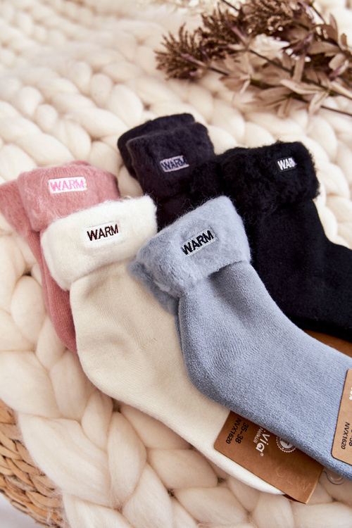 Жіночі теплі шкарпетки сині теплі