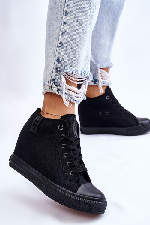 Високі кросівки Hidden Wedge Big Star LL274034 Чорні