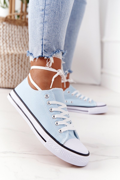 Жіночі класичні кросівки Light Blue Omerta 