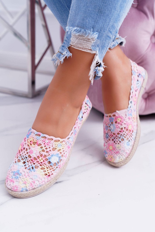 Світло-рожеві еспадрільї жіночі для тенісу Forga