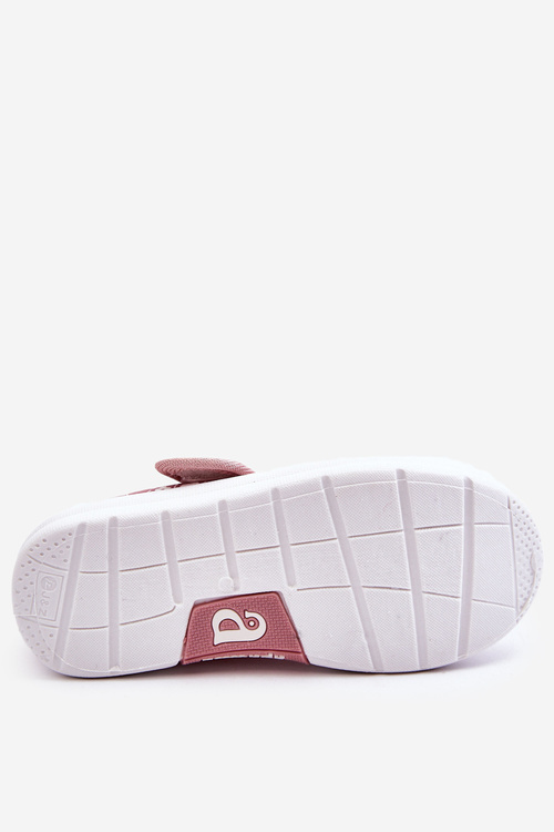 Дитячі балерини на липучці в принті рожеві Selah