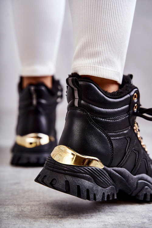 Жіночі утеплені чоботи Black Hareshaw