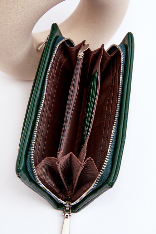 Гаманець жіночий темно-зелений Tiborlena