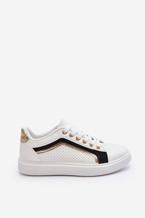 Низькі класичні жіночі спортивні туфлі білого кольору Lamimi