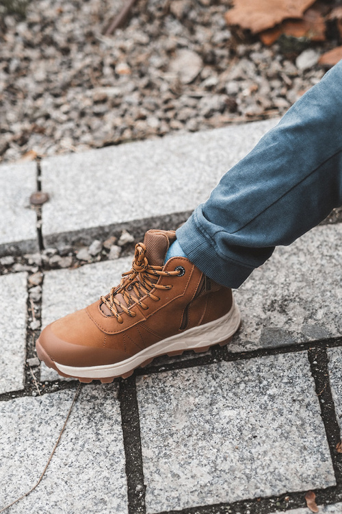 Дитяче утеплене трекінгове взуття Trappers Camel Big Star MM374202