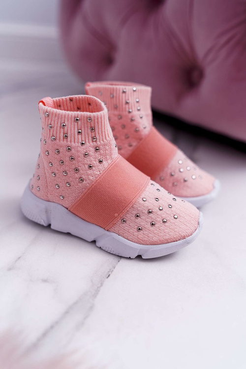 Дитяче молодіжне спортивне взуття Delma рожевого кольору