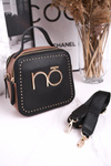 Маленька жіноча сумка NOBO NBAG-J0860-C020 Black Beige