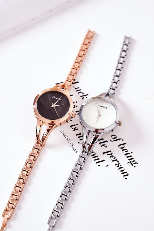 Маленький годинник на браслеті ERNEST Rose Gold