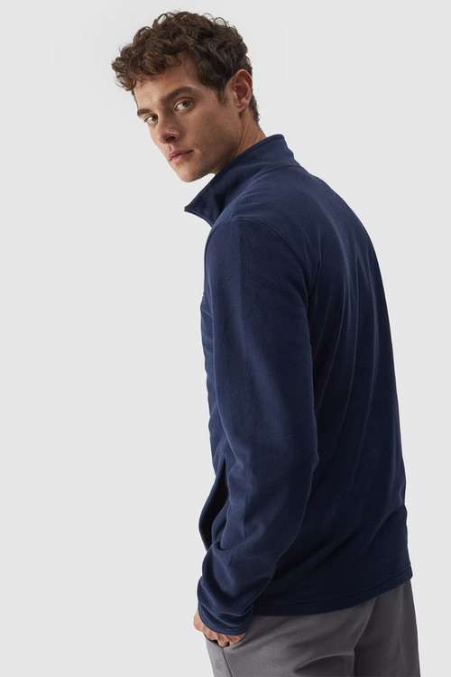 Чоловічий звичайний полар з коміром 4F темно-синій 4FWMM00TFLEM289-31S