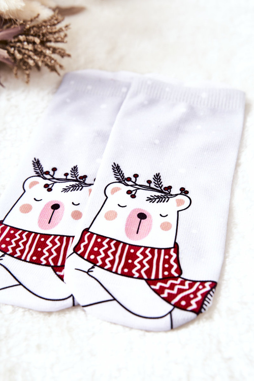 Шкарпетки на ніжках Ведмедик світло-сірий