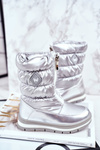 Жіночі зимові черевики теплі натуральна вовна срібло Mumm
