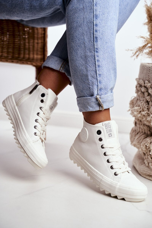 Жіночі кросівки Big Star High Warm White GG274108