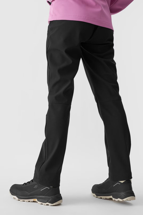 Жіночі софтшелл трекінгові штани мембрана 5000 4F Чорні 4FWAW24TFTRF0784-20S